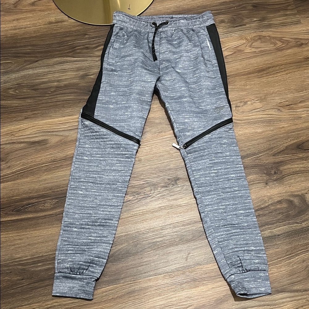 Stylish Gray and Black Kids Jogger Pants